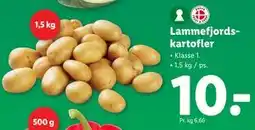Lidl Lammefjordskartofler tilbud
