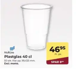 Dagrofa Food Service Multiline Plastglas 40 cl tilbud