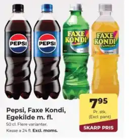 Dagrofa Food Service Pepsi, Faxe Kondi, Egekilde m. fl. tilbud
