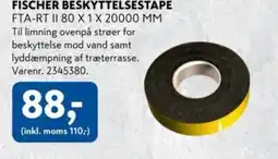 Davidsen FISCHER BESKYTTELSESTAPE FTA-RT II 80 X 1 X 20000 MM tilbud