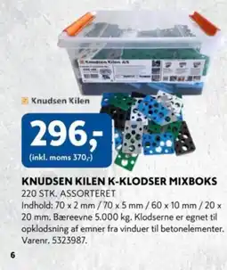 Davidsen KNUDSEN KILEN K-KLODSER MIXBOKS 220 STK. ASSORTERET tilbud