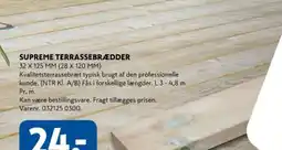 Davidsen SUPREME TERRASSEBRÆDDER 32 X 125 MM (28 X 120 MM) tilbud