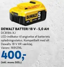 Davidsen DEWALT 5 18V XR LHON AH tilbud