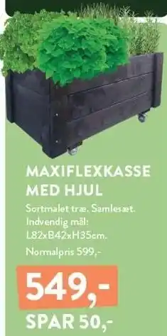 Plantorama MAXIFLEXKASSE MED HJUL tilbud