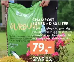 Plantorama CHAMPOST SURBUND 50 LITER tilbud