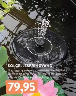 Plantorama SOLCELLESPRINGVAND tilbud
