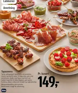 Føtex Tapasmenu tilbud