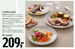 Føtex 3-retters menu tilbud