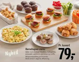 Føtex Børnehapser menu tilbud