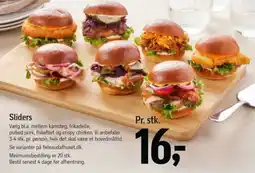 Føtex Sliders tilbud
