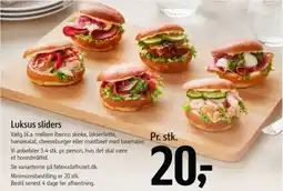 Føtex Luksus sliders tilbud