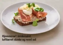 Føtex Hjemmerørt skinkesalat, lufttørret skinke og revet ost tilbud