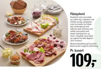 Føtex Pålægsbord tilbud