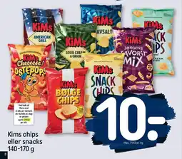 REMA 1000 KIMS chips eller snacks tilbud