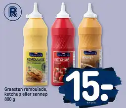 REMA 1000 GRAASTEN remoulade, ketchup eller sennep tilbud