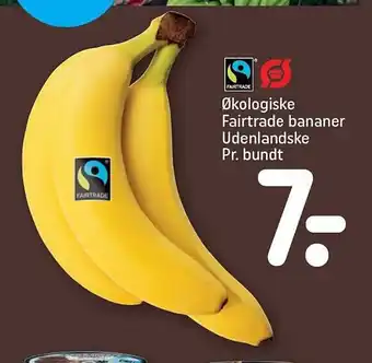 REMA 1000 Økologiske fairtrade bananer tilbud