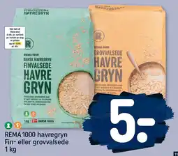 REMA 1000 Havregryn tilbud