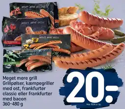 REMA 1000 Grill pølser tilbud