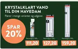 Plantorama KRYSTALKLART VAND TIL DIN HAVEDAM tilbud