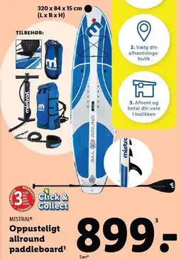 Lidl Oppustelig allround paddleboard tilbud