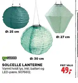 jem & fix Solcelle Lanterne tilbud