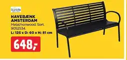 jem & fix Havebænk Amsterdam tilbud