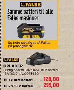 jem & fix FALKE Oplader tilbud