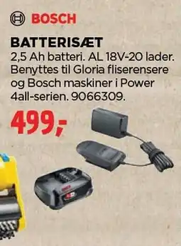 jem & fix BOSCH Batterisæt tilbud