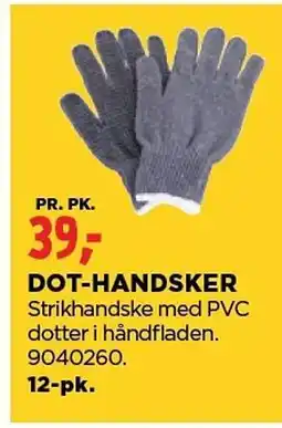 jem & fix Dot-handsker tilbud