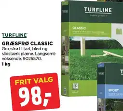 jem & fix TURFLINE Græsfrø classic tilbud