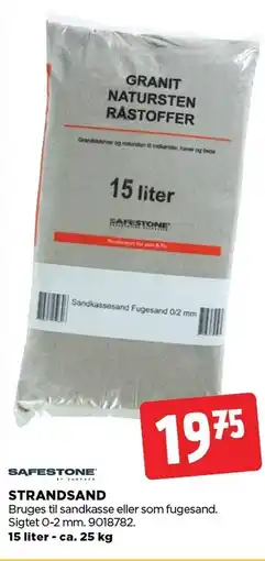 jem & fix SAFESTONE Strandsand tilbud