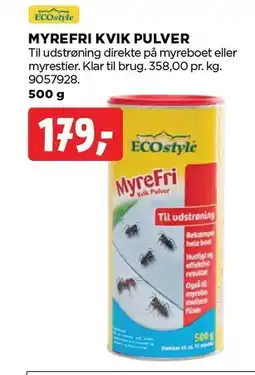 jem & fix Myrefri Kvik pulver tilbud