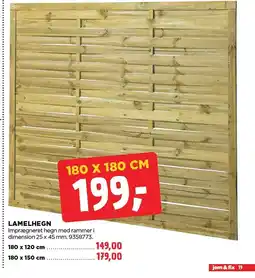 jem & fix Lamelhegn tilbud