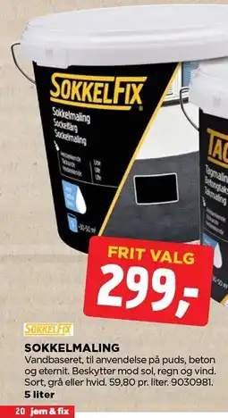 jem & fix Sokkelmaling tilbud