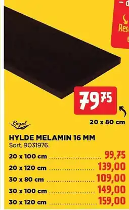 jem & fix Hylde melamin tilbud