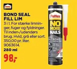 jem & fix PATTEX Bond seal fill lim tilbud