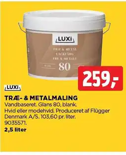 jem & fix LUXI Træ- & metalmaling tilbud