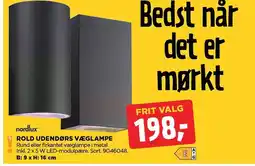 jem & fix Rold Udendørs væglampe tilbud