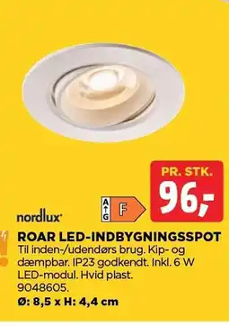jem & fix Roar LED-indbygningsspot tilbud
