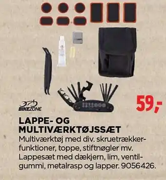 jem & fix Lappe- og multiværktøjssæt tilbud