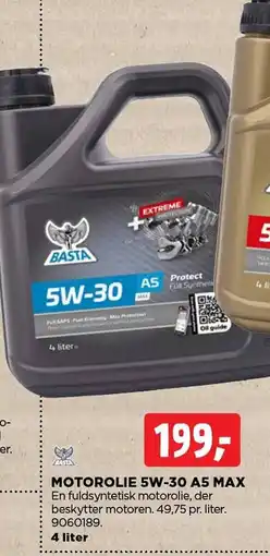 jem & fix Motorolie 5W-30 A5 Max tilbud