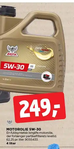 jem & fix Motorolie 5W-30 tilbud