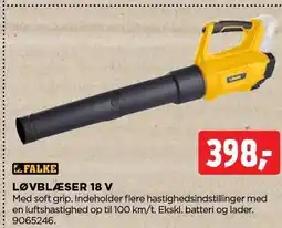 jem & fix LØVBLÆSER 18 V tilbud