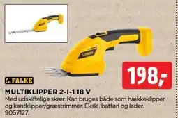 jem & fix MULTIKLIPPER 2-I-1 18 V tilbud