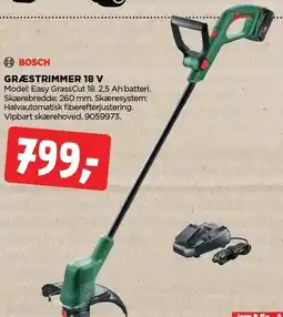 jem & fix GRÆSTRIMMER 18 V tilbud