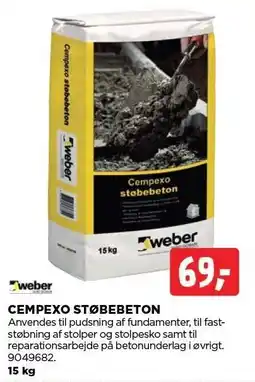 jem & fix CEMPEXO STØBEBETON tilbud
