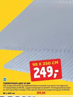 jem & fix TERMOTAGPLADE 10 MM tilbud