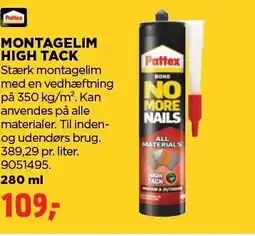 jem & fix MONTAGELIM HIGH TACK tilbud