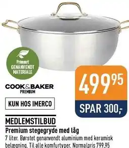 Imerco Premium stegegryde med låg tilbud