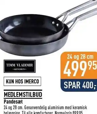 Imerco Pandesæt tilbud